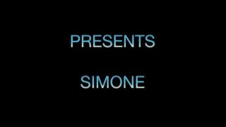 Online shemale video Simone White Corset