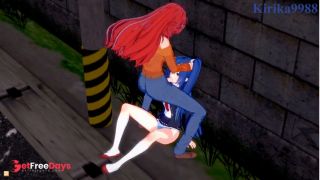 [GetFreeDays.com] Tsubasa Kazanari and Kanade Am have intense futanari sex on a deserted street. - Symphogear Hentai Sex Film June 2023