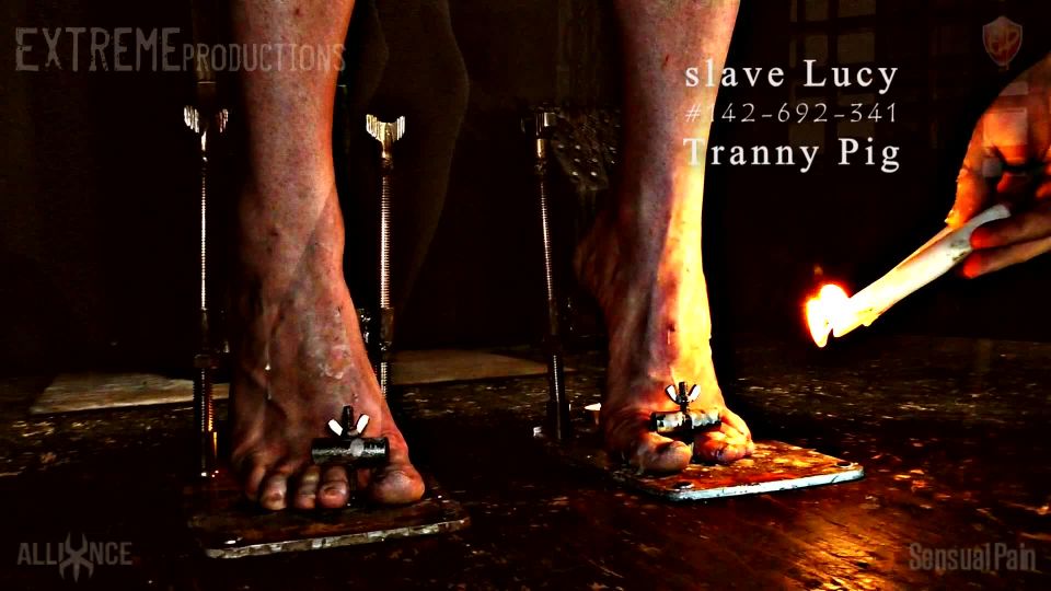 video 15 SensualPain – Feet to Fire | Slave Lucy on fetish porn gay bdsm porn