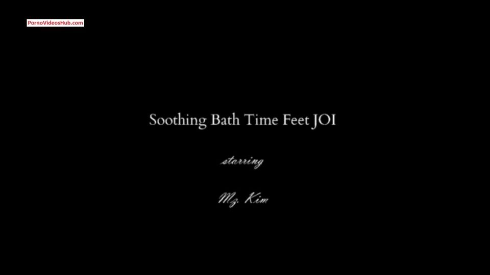 porn clip 18 Mz. Kim, Asian Provocateur In Soothing Bath Time Feet JOI Mz. Kim – $24.19 (Premium User Request), angora fetish on fetish porn 