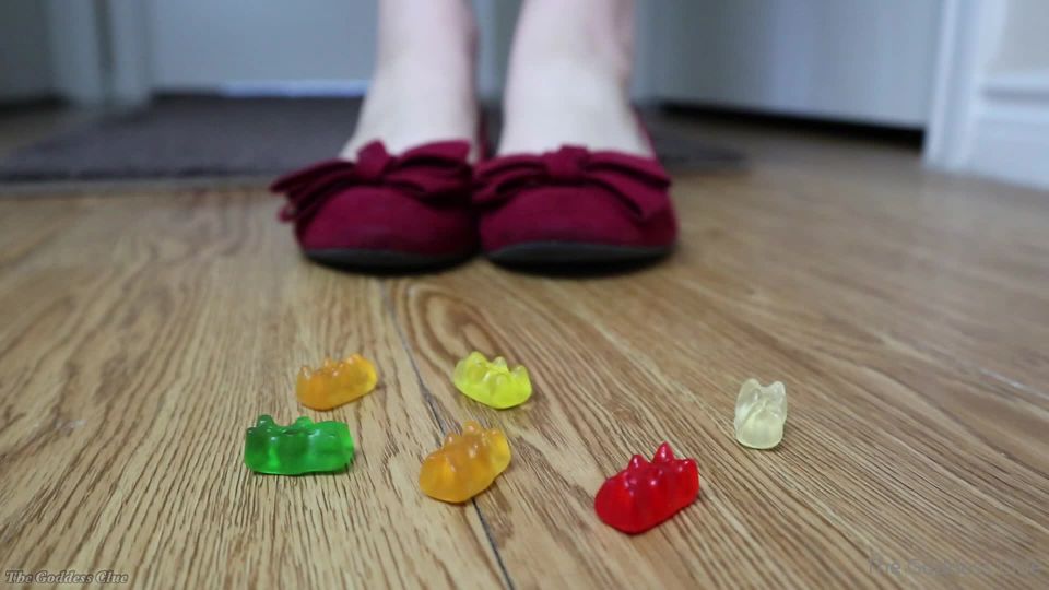  the-goddess-clue  Crushing yummy gummies They felt so good smothere, feet on feet porn