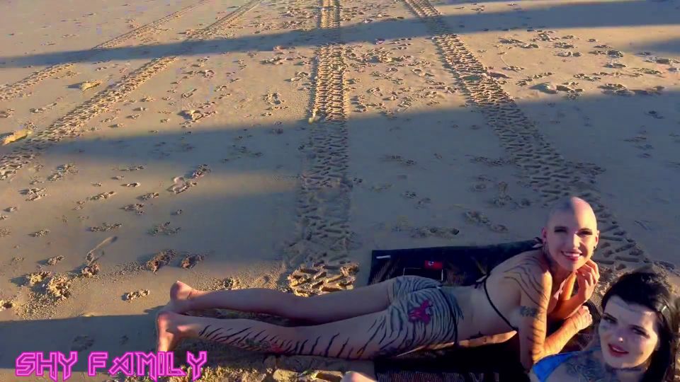 Fucking & Fisting My Wifes Best Friend At Public Nude Beach While Peopl