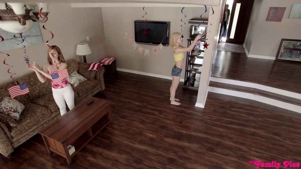 Bella Rose and her stepsister Daphne Dare are hanging Fourth of July d ...