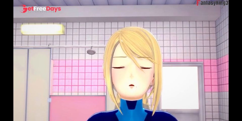 Samus Aran on bikini BJ sex  Metroid  Full and POV on patreon Fantasyking3