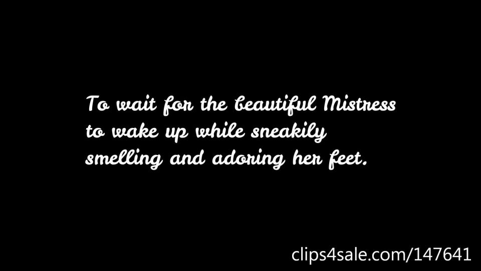 clip 45 FULL A day of a foot cuck under an 18 y old Mistress control (foot wor, scarf fetish on brunette girls porn 