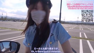 Miniskirt Police Car Sex & No Bra Shopping Outside The Car Creampie Sex