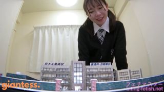 [giantess.porn] Japanese Asian Biting Mouth Fetish - Giantess cute girl smashing by sole and armpit, spitting, licking by Huge Tongue, Swallowing Tiny bully students and Buildings keep2share k2s video