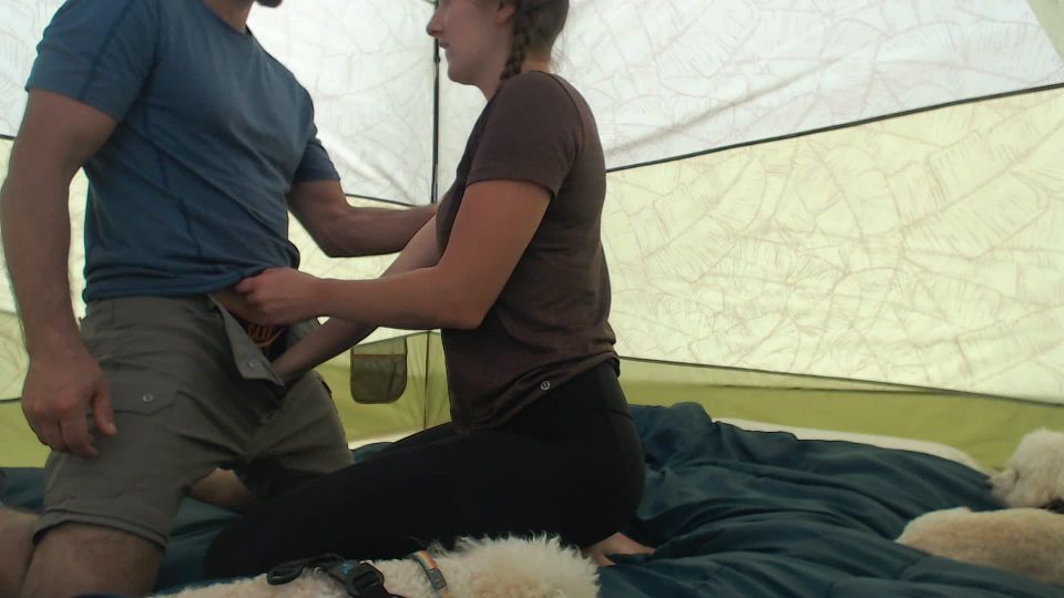 ManyVids presents 25 hellokitty - tent fucking - teens - teen 