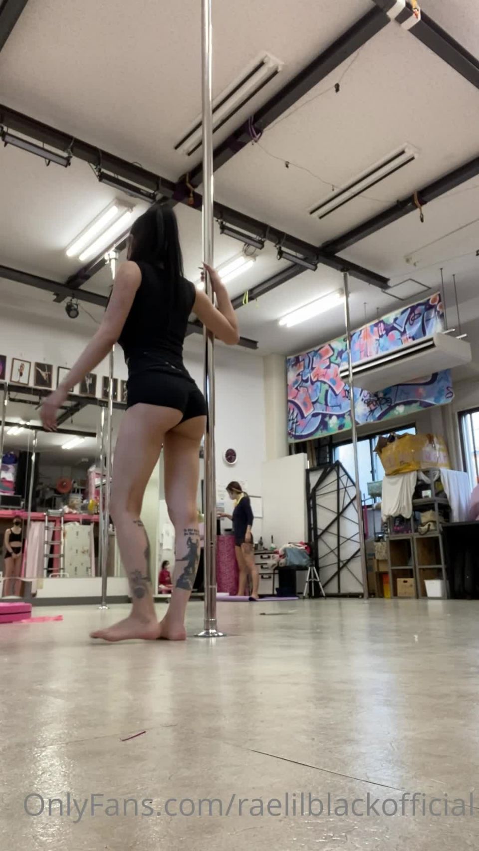 RaeLilBlack Official Raelilblackofficial - pole dancing lesson 26-12-2020