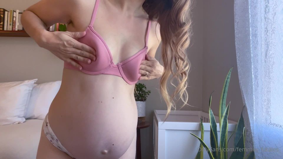online porn clip 48 Pregnant Rose, femmes_fatales - I Love Stripping Down For You & Oiling, voice fetish on solo female 