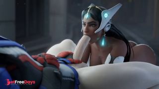 [GetFreeDays.com] Sombra Taking A Big Load Of Cum In Her Mouth Adult Clip April 2023