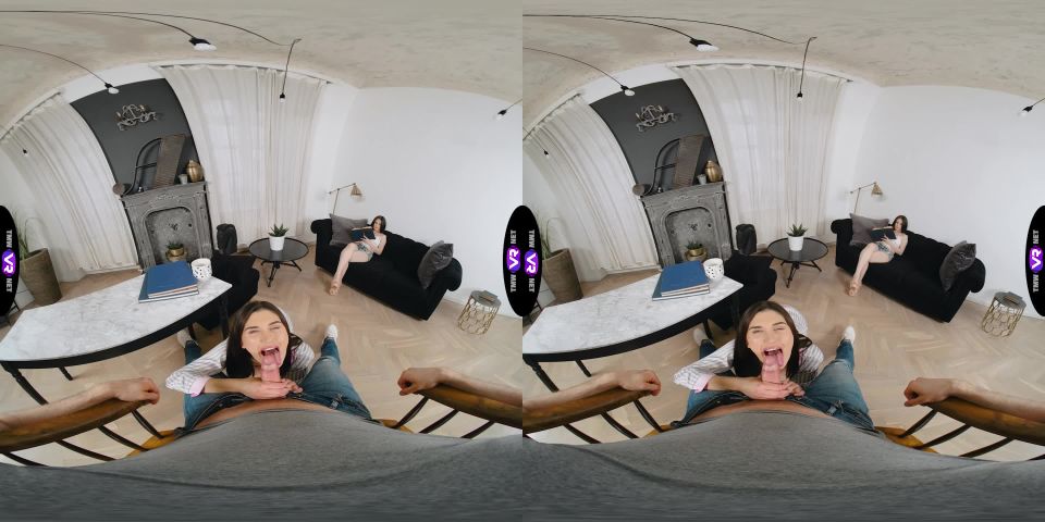 Trio orgasms on the floor - Gear VR