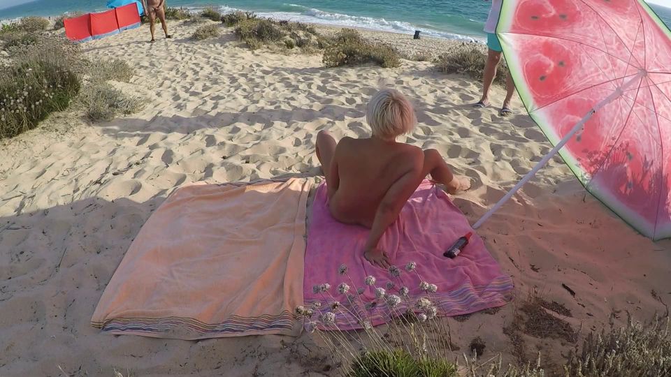 online porn video 2 rubber femdom Cocks And 1 Pussy Gangbang At The Beach. - [PornHub] (FullHD 1080p), videos on femdom porn