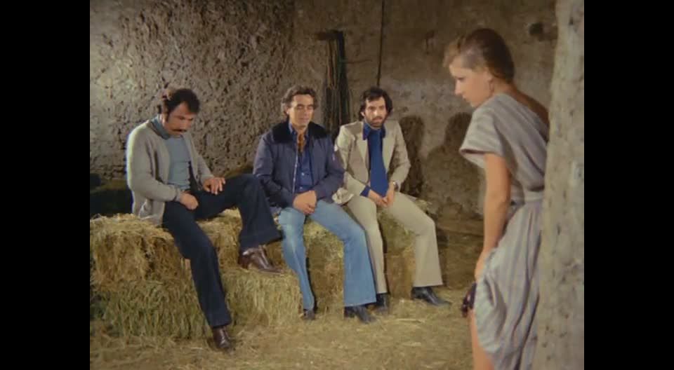 Cathy, fille soumise (1977) - Scene 4: Erika Cool, Alban Ceray, Dominique Aveline, Daniel Trabet (Cathy Submissive Girl)