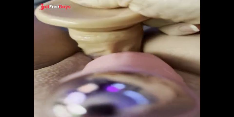 [GetFreeDays.com] VIBRATING TONGUE AND CURVED DILDO Adult Clip November 2022