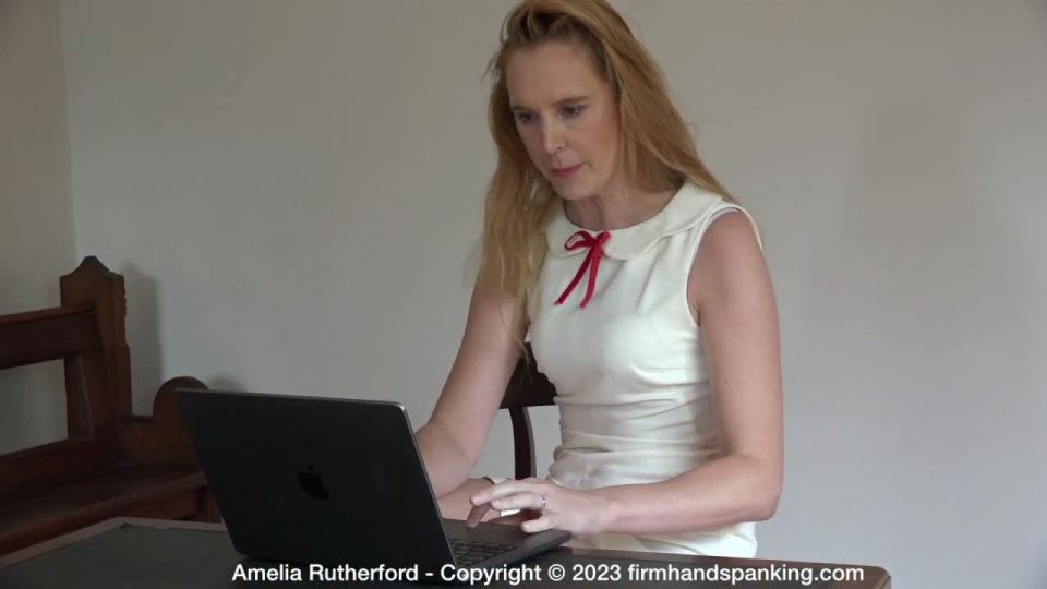 clip 32 FirmHandSpanking – Amelia Rutherford – A Taste for Fashion – G, maxi pad fetish on femdom porn 