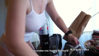 amateur ero pov | Kisankanna - She Eats my Dick like a Burger, Blowjob in Gloves, Sperm with the Burger  | russian