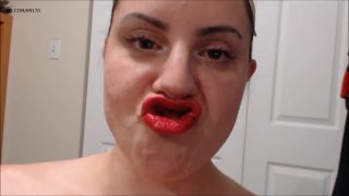 Porn tube Booty4U - Making Shapes With My Red Lips