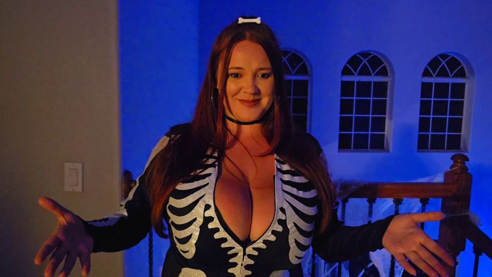 Annabelle Rogers - Hooking Up With Your Friends Busty Mom at Halloween Party 1080P - Big boobs