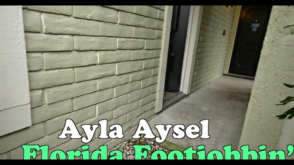 Ayla Aysel Florida Footjobbin’ | handjob | handjob porn 
