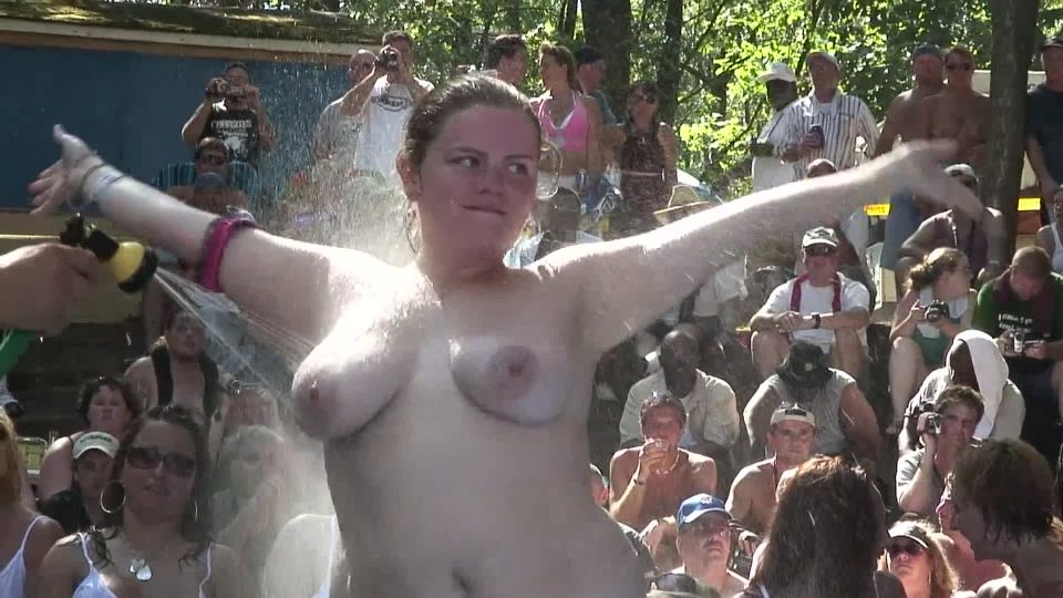 Wet t shirt contest at a nudist resort upd