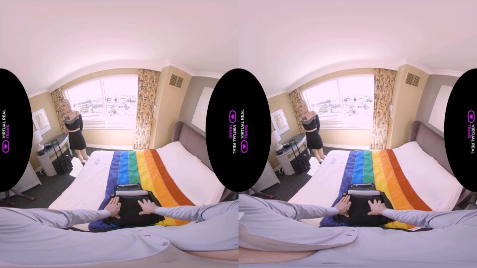 VirtualRealTrans: Natalie Mars, Lena Kelly - VR Hotel IV  - vr - pov lesbian hentai gif