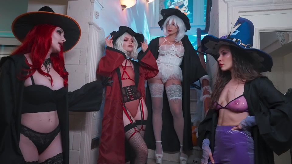 Porn Hub – Alice Bong, Amber Hallibell, Purelovecult – Spell with sperm for Witches - Fetish