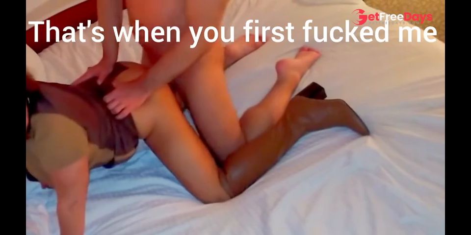 I told you I was a slutReal cheating wife tells hubby all about threesome she had on trip-pt1