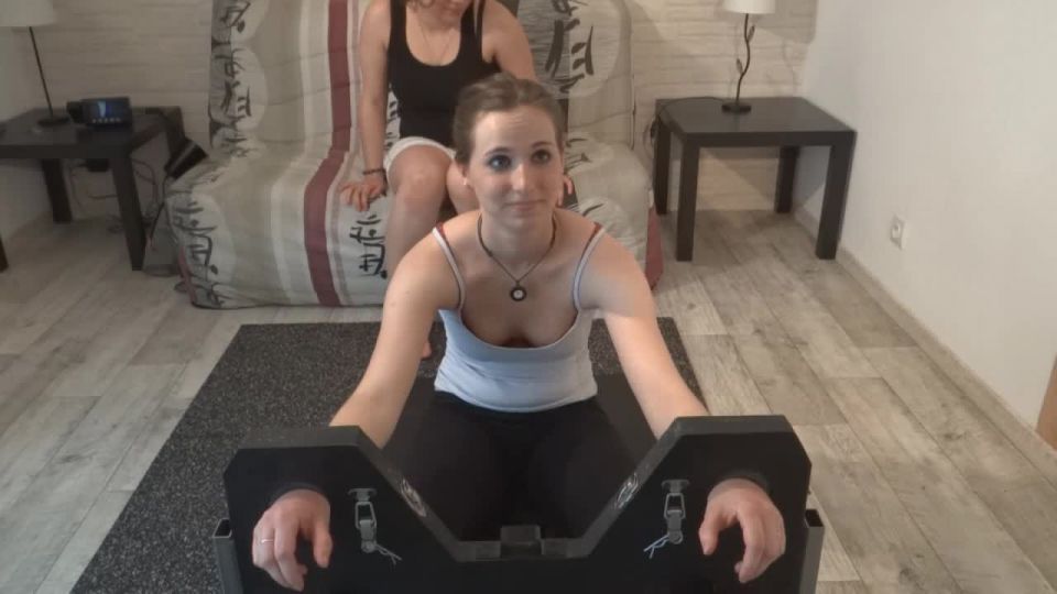 free porn video 28 Ticklish Albane Explodes In The Stocks on muscle foot fetish discord