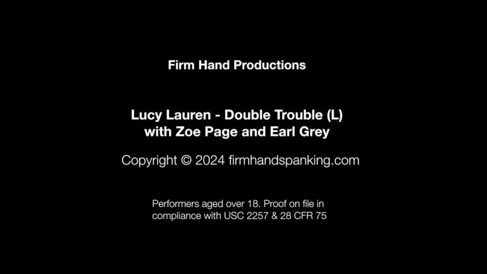 online porn clip 41 FirmHandSpanking – Lucy Lauren – Double Trouble – L on femdom porn slip fetish