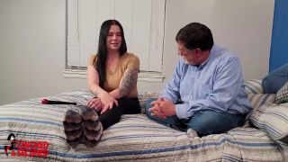 Veda primera vez atada y cosido - Aplastado y asegurado.