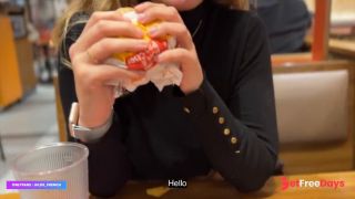 [GetFreeDays.com] HILDEFRENCH- POV FUCKING A STRANGER IN A BURGER KING Sex Film December 2022