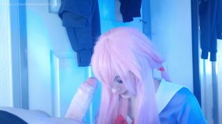 Onlyfans - Honry Yandere Girl Gives Rough Blowjob, Bounces Her Big Ass In Reverse Cowgirl, Multiple Cum On Miss - Onlyfans