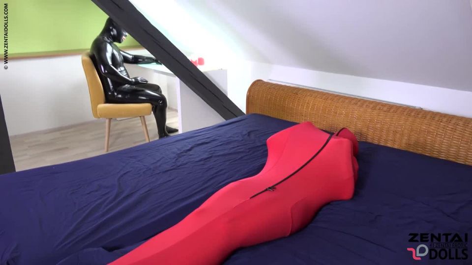 Zentai couple Latex!