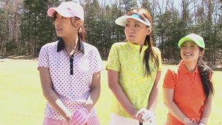 Pretty Asian Golfer Drops Skirt And Blouse To Get Banged, Stuffed With Toys International