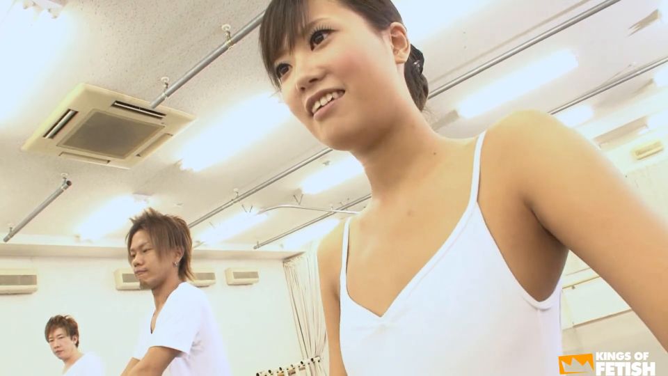 Japanese Ballerina Gets Her Pussy Filled With Cum By Three Guys After D