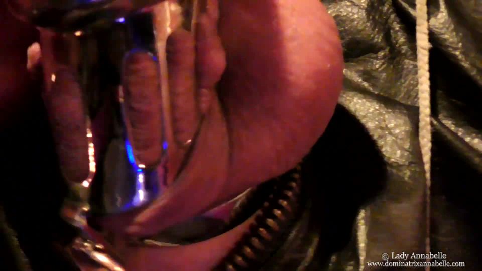 xxx video clip 33 femdom vibrator handjob porn | Dominatrix Annabelle - A Haunting Encounter! | leather gloves