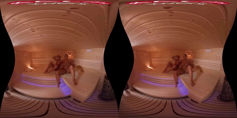 VR Porn Orgy In Sauna