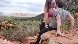 Lindsey Love - Cute Couple Have Sex on Public Trail - LindseyLove