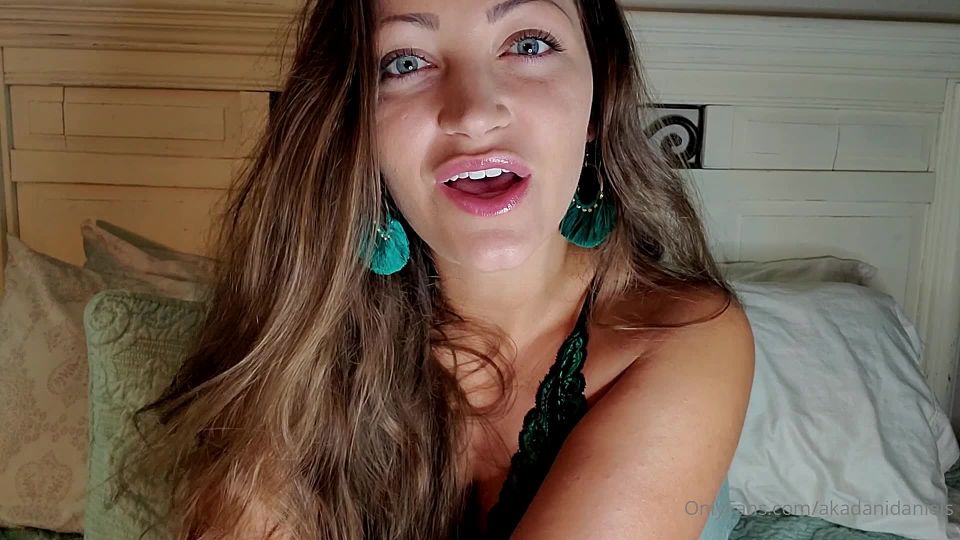 online adult video 39 Dani Daniels – Green Lingerie JOI, licking fetish on pov 