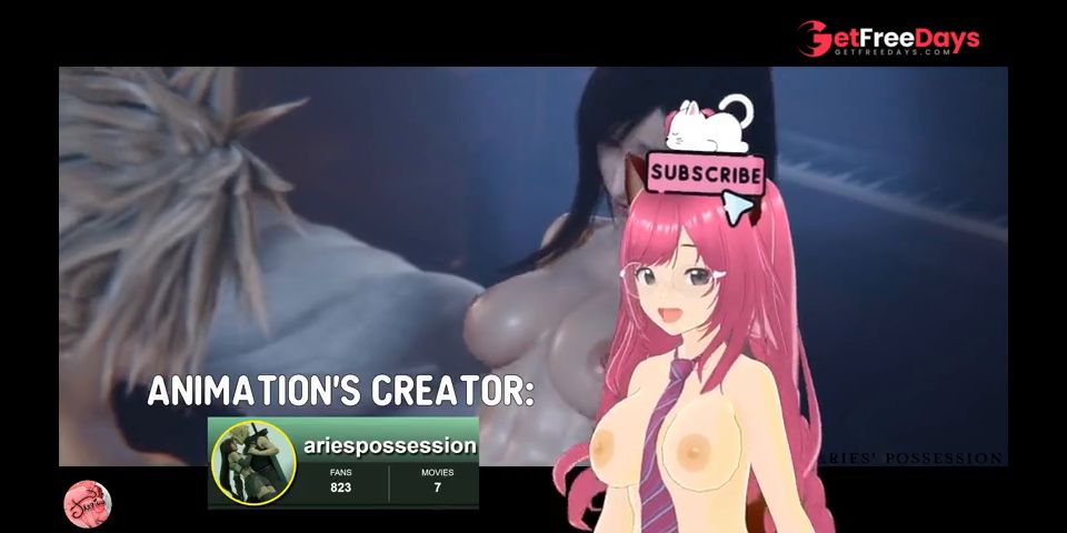 Tifa and Cloud from Final Fantasy hard and romantic sex Ariespossession animation - Jazziuu