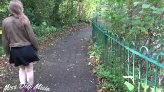 milf - Miss Deep Misia aka maskbj in 32 Cumming in my Panties and Pull them up in the Park