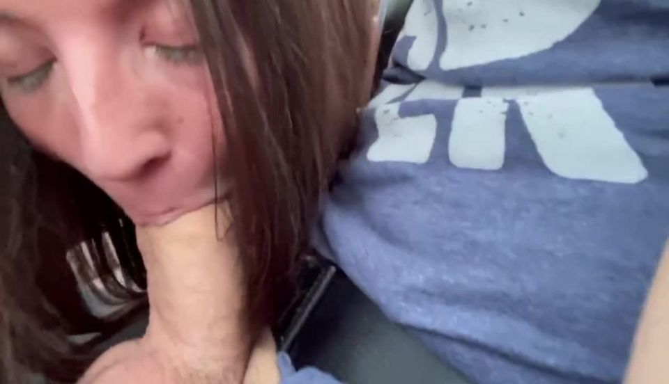 [Amateur] Real Public Road Trip Road Head- Licking, Gagging, Swallow- Joey Lee