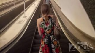 Watch Free Porno Online – Voyeur upskirt – Under the skirt of a slender blonde ,  on voyeur 