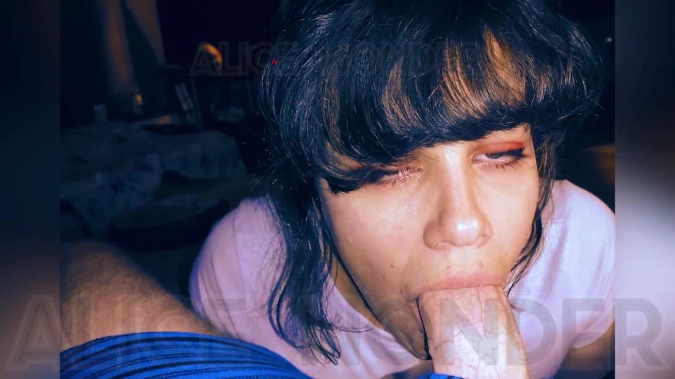 Pornhub.com - Alice Wonder - Siterip - K2S - Free Porn Streams - Watch or Download Real amateur gives tinder date sensual gagging deepthroat ball licking bj on couch gets cum face