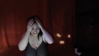 Rose - webcam - macromastia – heavy Colossal tits in night sexy dress - Big boobs