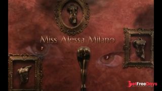 Miss Alessa Milano Human Ashtray Spit