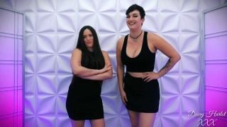 [GetFreeDays.com] Ballbusting Dacey Harlot and Irene Silver - brut@l Boot Ballbusting female domination