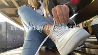 Ana - anas socks () Anassocks - you know how much i love showing off my socks and feet in public watch me take off my 07-05-2021