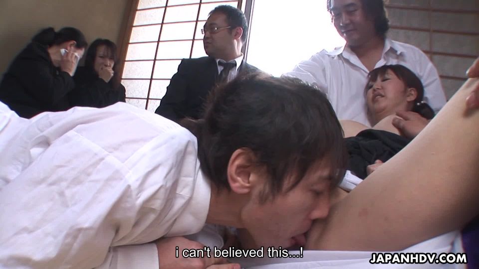 Waka Kano gets used up and fucked during a funeral ceremony foot 